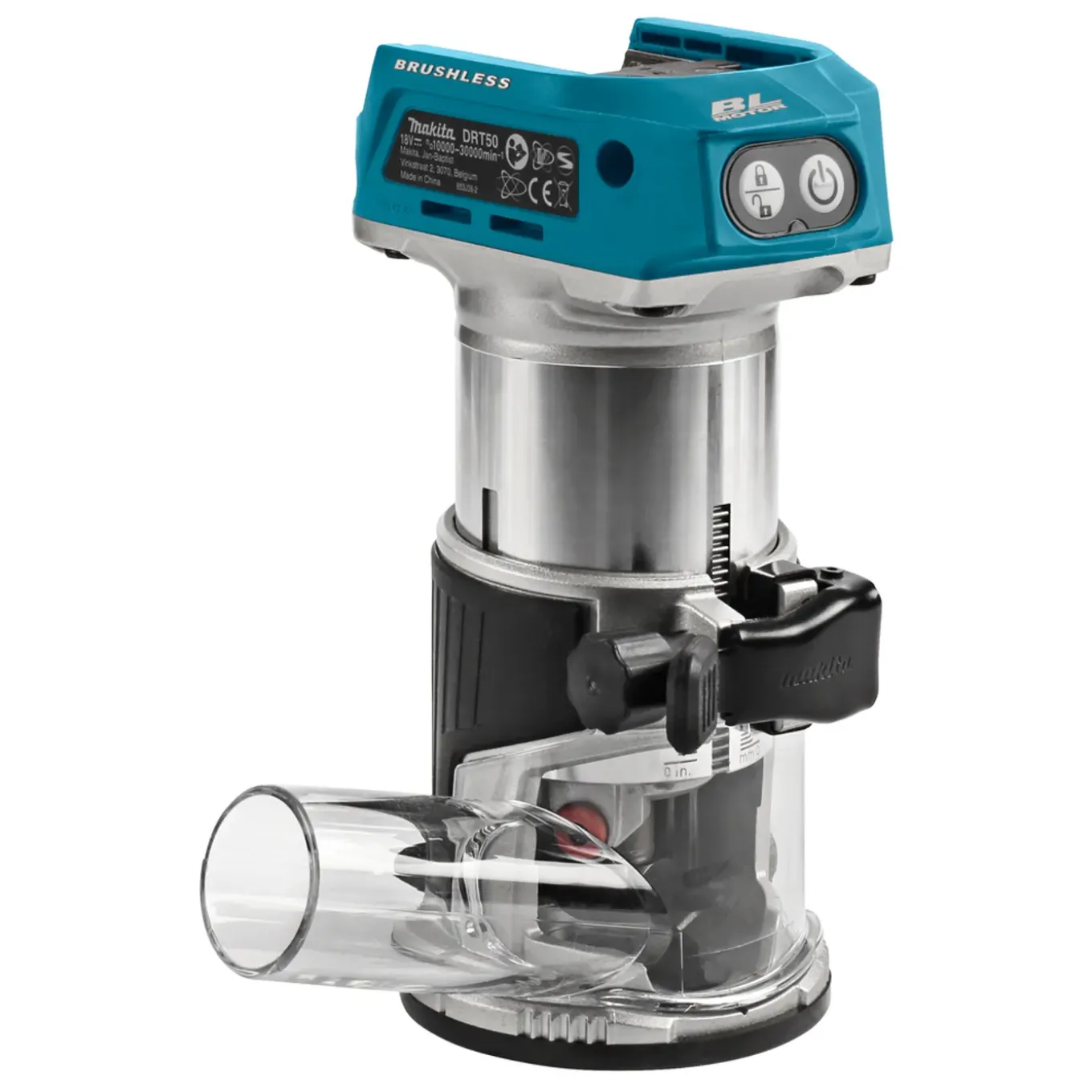 Makita Bovenfrees 18V - Accu - Brushless motor