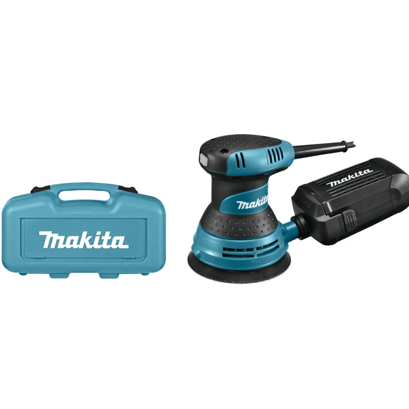 Makita Excenterschuurmachine BO5030K - 300W - diam. 125mm - Stofafzuiging