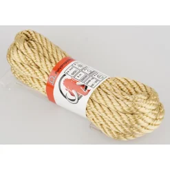 Mamutech Hoogwaardig touw Paraloc - Gedraaid polypropyleen - UV-bestendig - 14mm x 5m - Beige