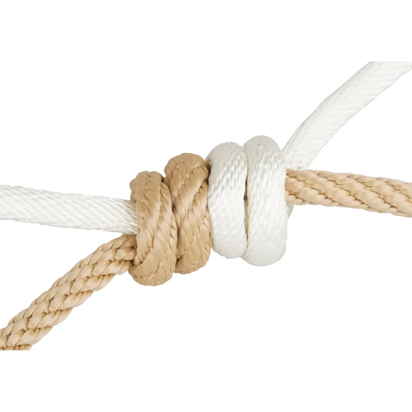 Mamutech Hoogwaardig touw Paraloc - Gedraaid polypropyleen - UV-bestendig - 14mm x 5m - Beige