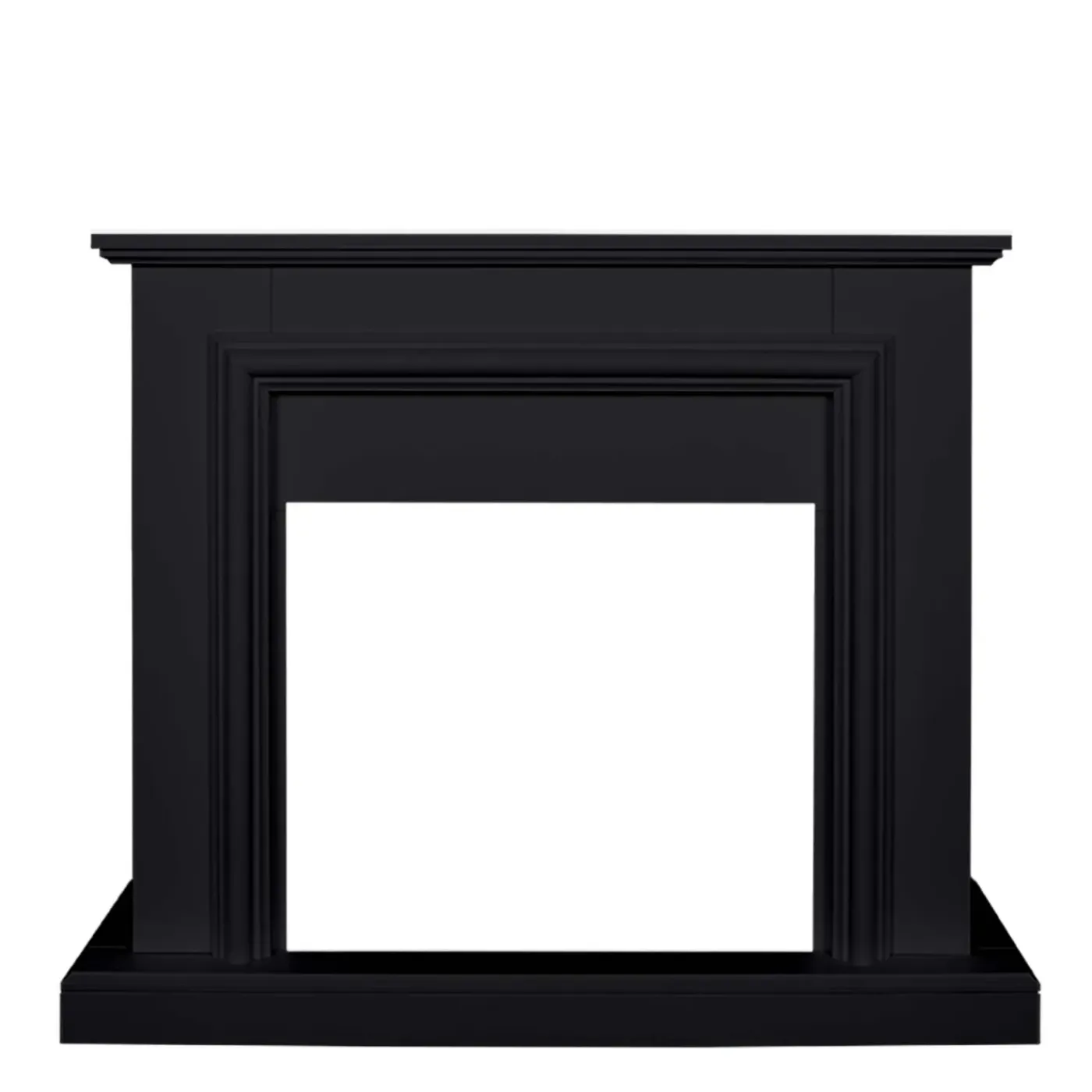 Manor House schouwombouw Liam 110x95x34cm zwart