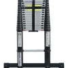 MARK TOOLS PRO Telescoopladder - 4,80 meter - met Stabilisatie Balk en Soft closing