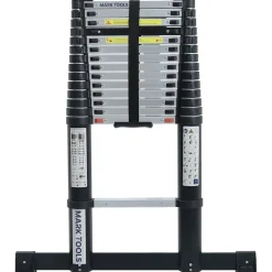 MARK TOOLS PRO Telescoopladder - 5,20 meter - met Stabilisatie Balk en Soft closing