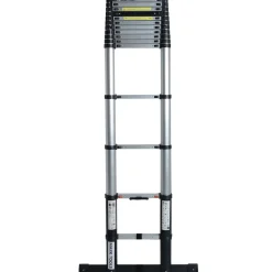 MARK TOOLS PRO Telescoopladder - 5,20 meter - met Stabilisatie Balk en Soft closing
