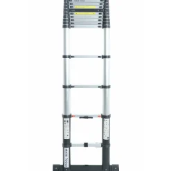 MARK TOOLS PRO Telescoop ladder - 3,8 meter - met Stabilisatievoet en Soft closing
