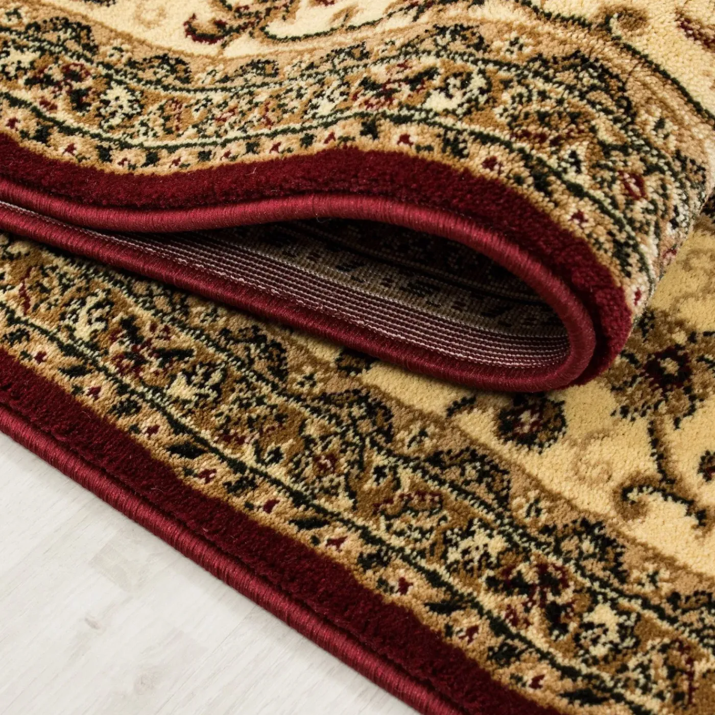 Muratap Marrakesh Oosters Vloerkleed Nimrud Rood - 240x340 Cm