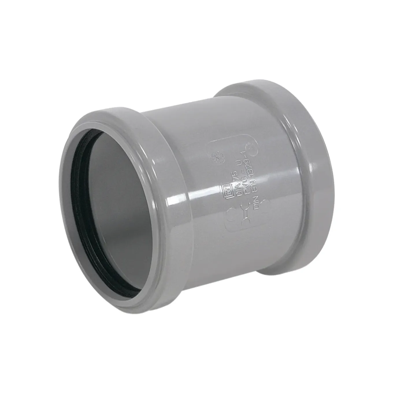 Martens pvc steekmof Ø40mm grijs