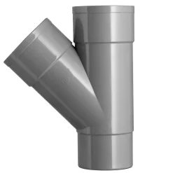Martens T-stuk 45° - PVC - Grijs - 80mm