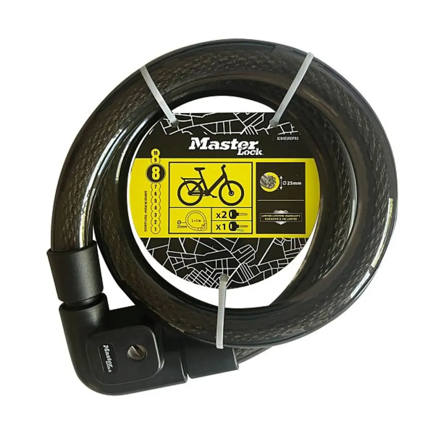 Masterlock Gevlochten Staalkabel - 25mm X 1m