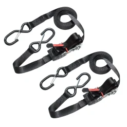 Masterlock Master Lock spanbanden + S-haken 4,25mx25mm zwart 2st.