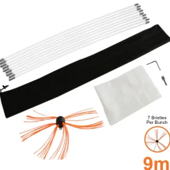 Monster Shop Maxblast elektrische schoorsteen borstel - 9 meter