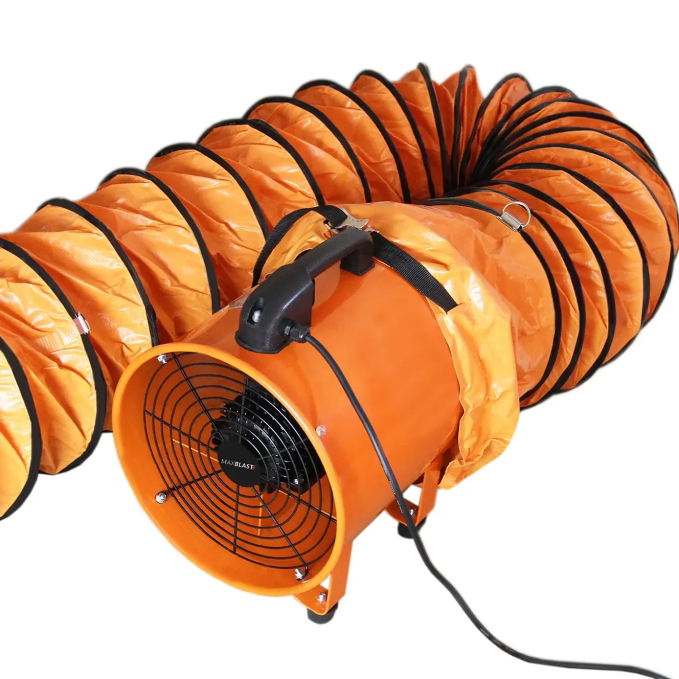 MAXBLAST Professionele Ventilator 550W 300 Ø + 6 m slang