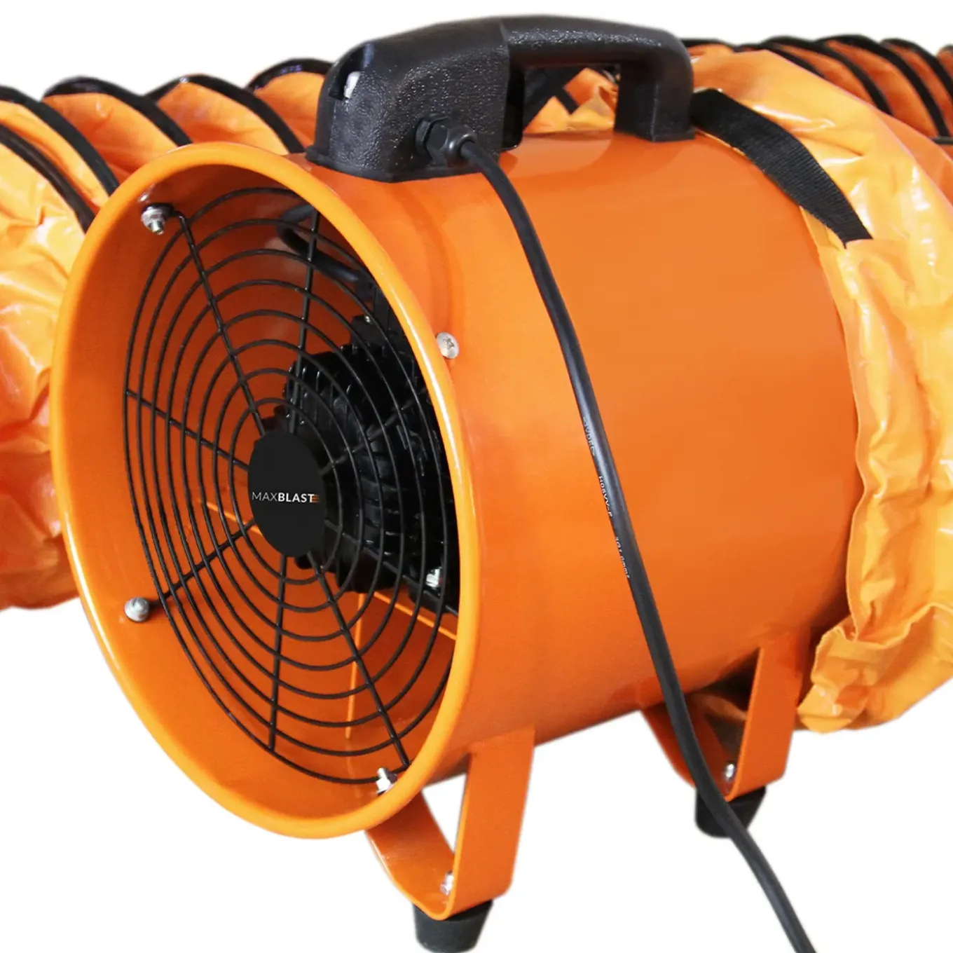 MAXBLAST Professionele Ventilator 550W 300 Ø + 6 m slang