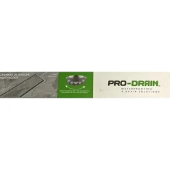 Overig Maxeda Betegelbare Douchegoot 90cm - Inox - Waterdichtingsmembraan - Sifon 360°