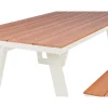 Maximavida Aluminium Picknicktafel Bermuda 200 Cm Ivoor