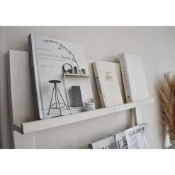 Maximavida Wandrek Jamie Ivoor Boekenrek - Tijdschriftenrek - 180 X 80 Cm