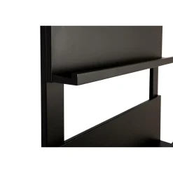 Maximavida Wandrek Jamie Zwart- Boekenrek- Tijdschriftenrek- 180 X 80 Cm