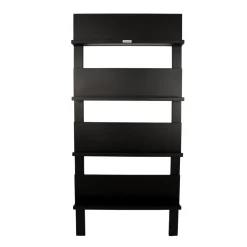 Maximavida Wandrek Jamie Zwart- Boekenrek- Tijdschriftenrek- 180 X 80 Cm