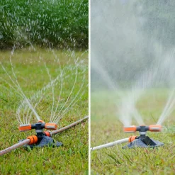 MCBOSON Sproeier Voor Irrigatie - Automatische Roterende - oranje