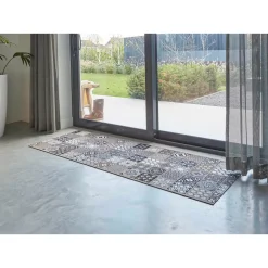 Md Entree - Design Mat - Universal - Portugese Tiles Grey - 67 X 120 Cm