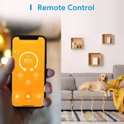 Meross WiFi-Thermostaat - Geschikt Voor Elektrische Vloerverwarming - LED-Touchscreen - Dubbel Sensorsysteem