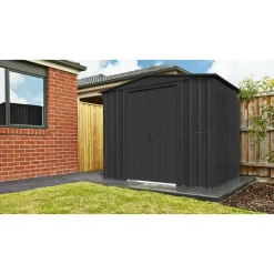 Metalen Tuinhuis Dream - Antraciet - 245x185cm - Dubbele Deur