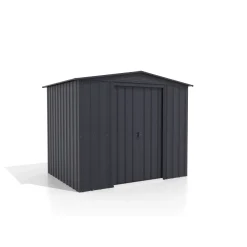 Metalen Tuinhuis Dream - Antraciet - 245x185cm - Dubbele Deur
