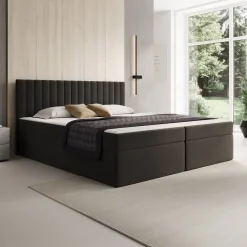 Meubella Boxspring Taiko - Stof Zwart - 180x200 Cm