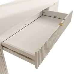 Meubella Bureau Tavares 2 - Wit - 154x55x76 Cm