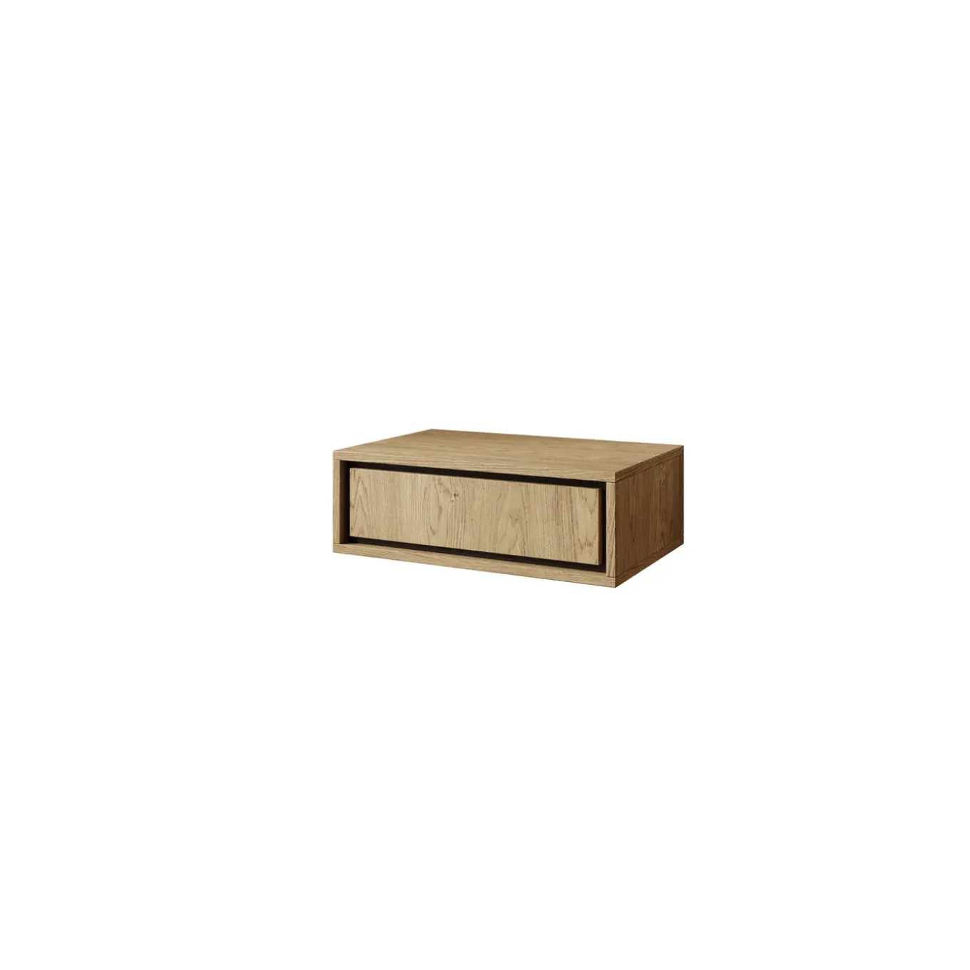 Meubella Kaptafel Drenn - Licht Eikenpatroon - 53x35x18 Cm