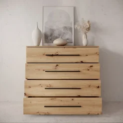 Meubella Ladekast Montalo - Eikenpatroon - 99x40x87 Cm