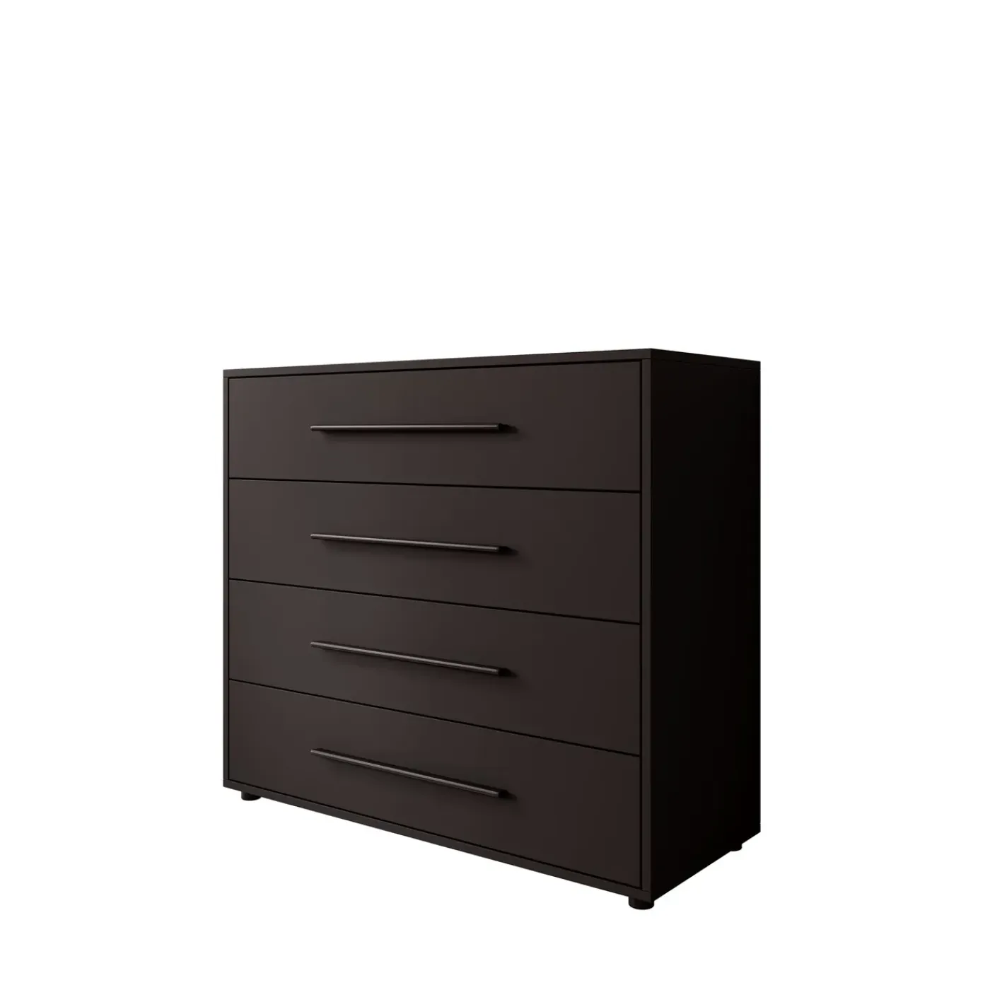 Meubella Ladekast Montalo - Zwart - 99x40x87 Cm