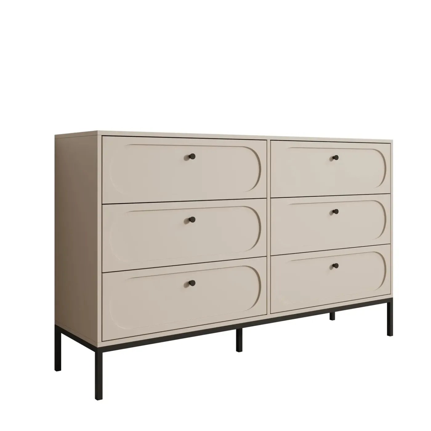 Meubella Ladekast Montserrat - Beige - 150x40x92 Cm