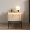 Meubella Nachtkastje Fontello - Eikenpatroon - 46x40x51 Cm