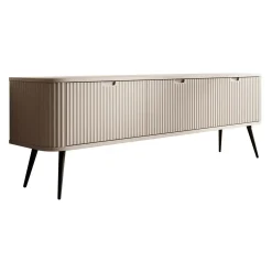 Meubella Tv-meubel Zakari - Beige - 168x39x56 Cm