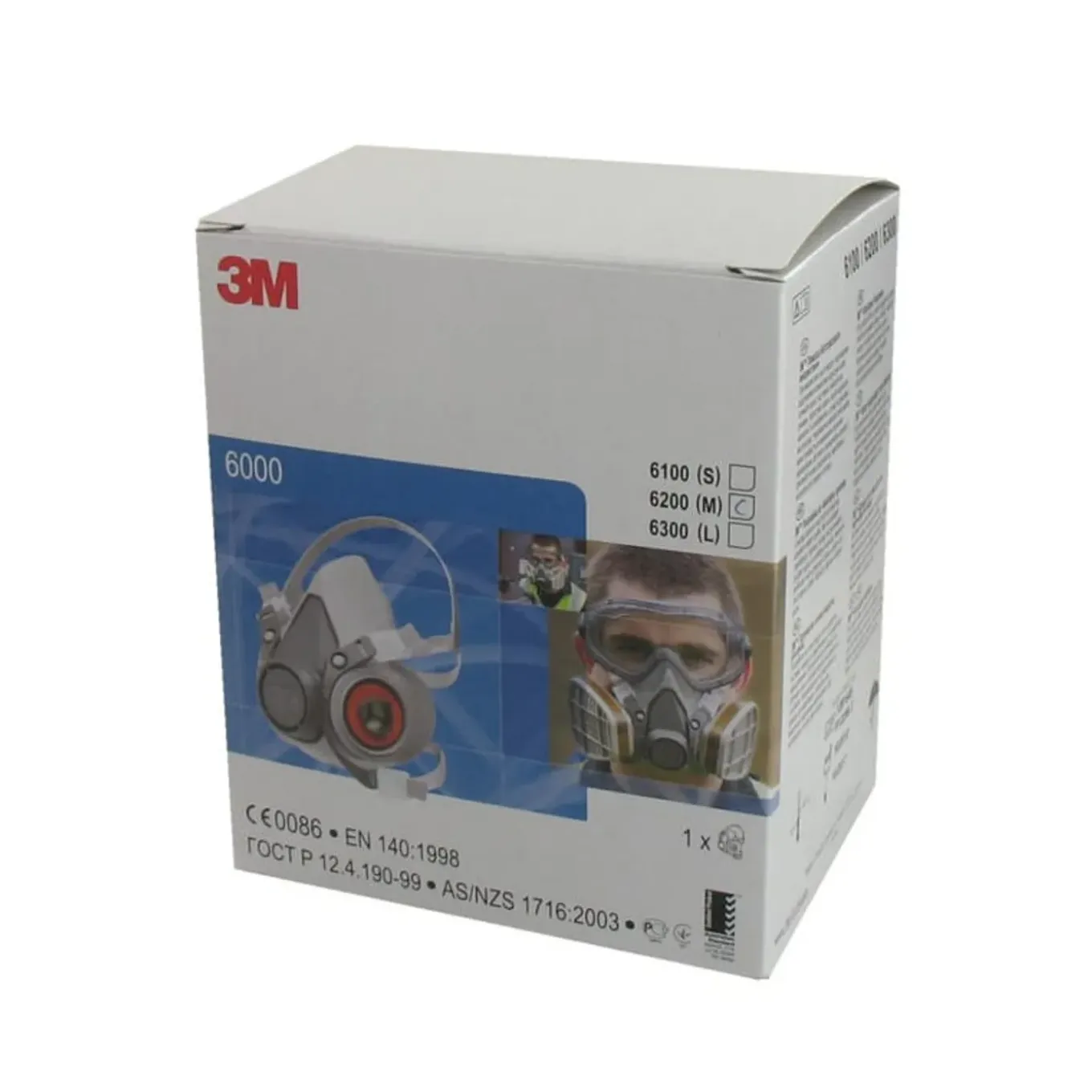 3m™ Herbruikbaar Halfgelaatsmasker - Medium- 6200