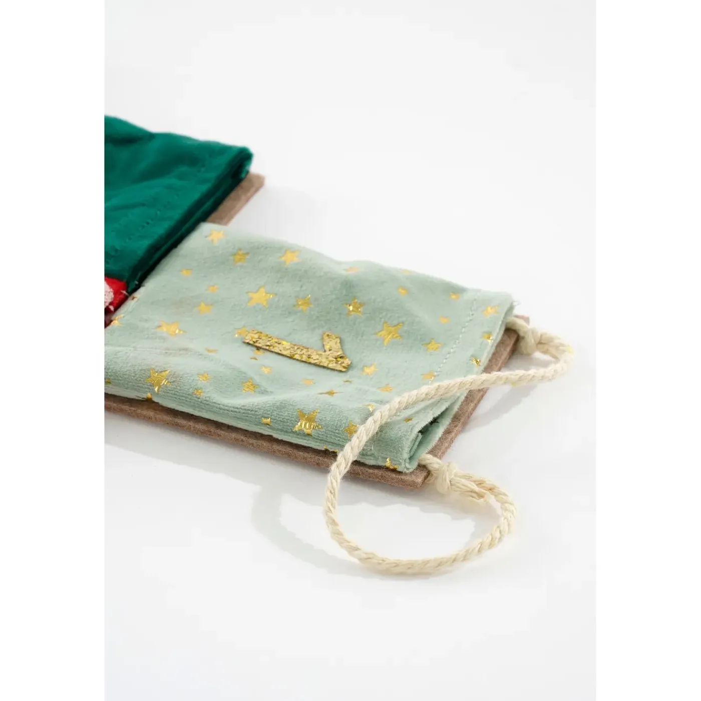 Mica Decorations Advent Boom Groen Rood - L72xb51cm