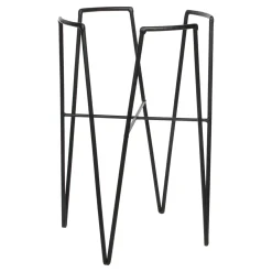 Mica Decorations Blom Plant Standaard Zwart- L25xb25xh38cm