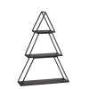 Mica Decorations Decoratie Tray Boom Zwart 3 Delig - L50xb14xh71cm