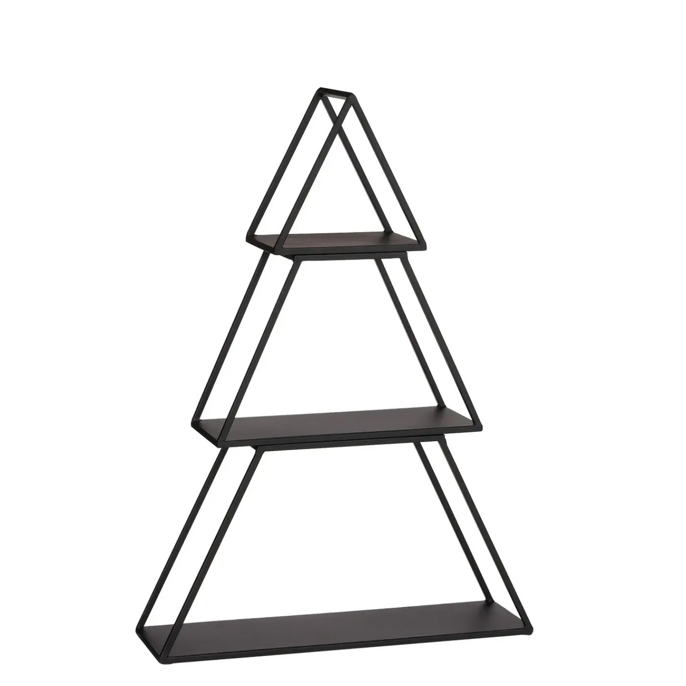 Mica Decorations Decoratie Tray Boom Zwart 3 Delig - L50xb14xh71cm