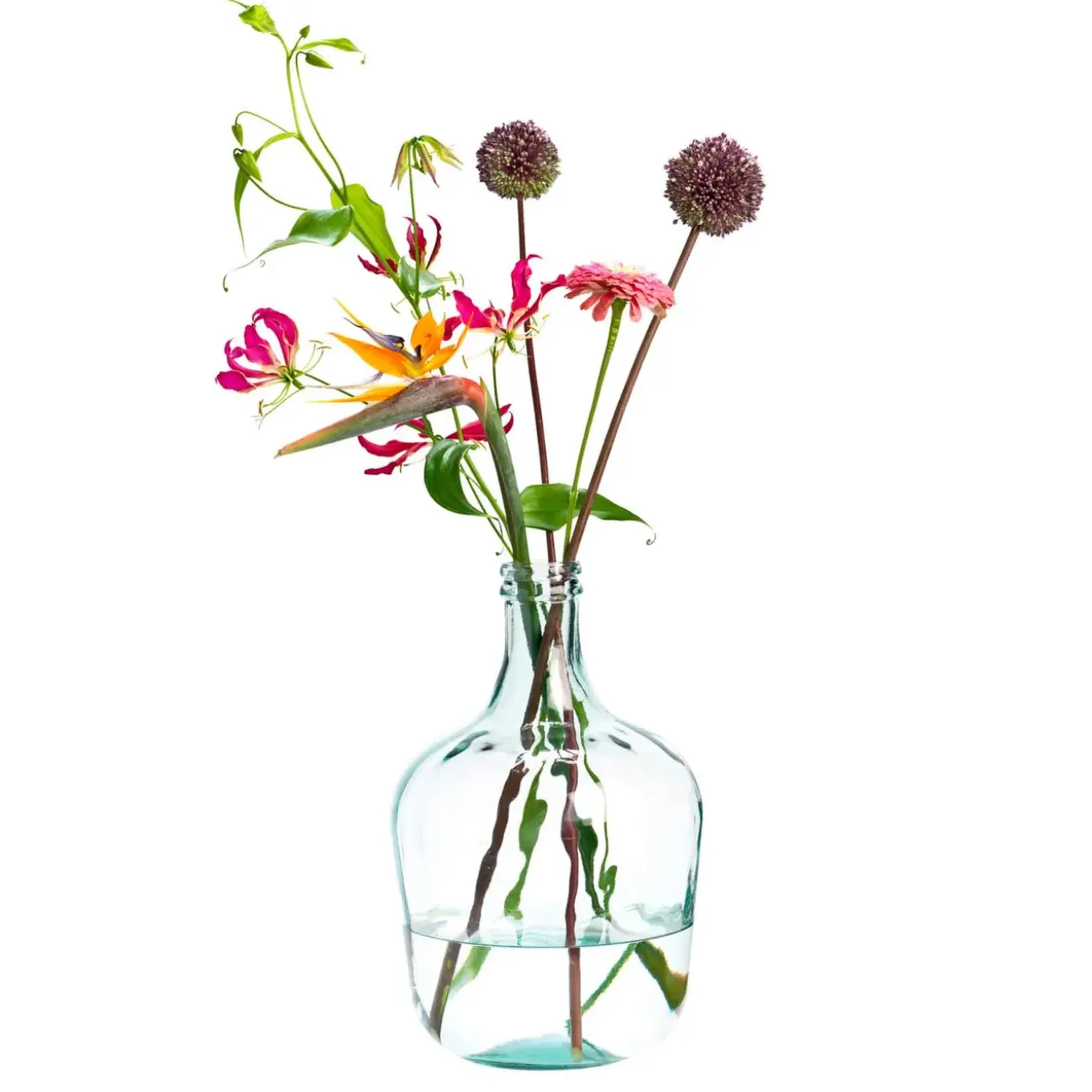 Mica Decorations Diego Fles Transparant - H42xd27cm