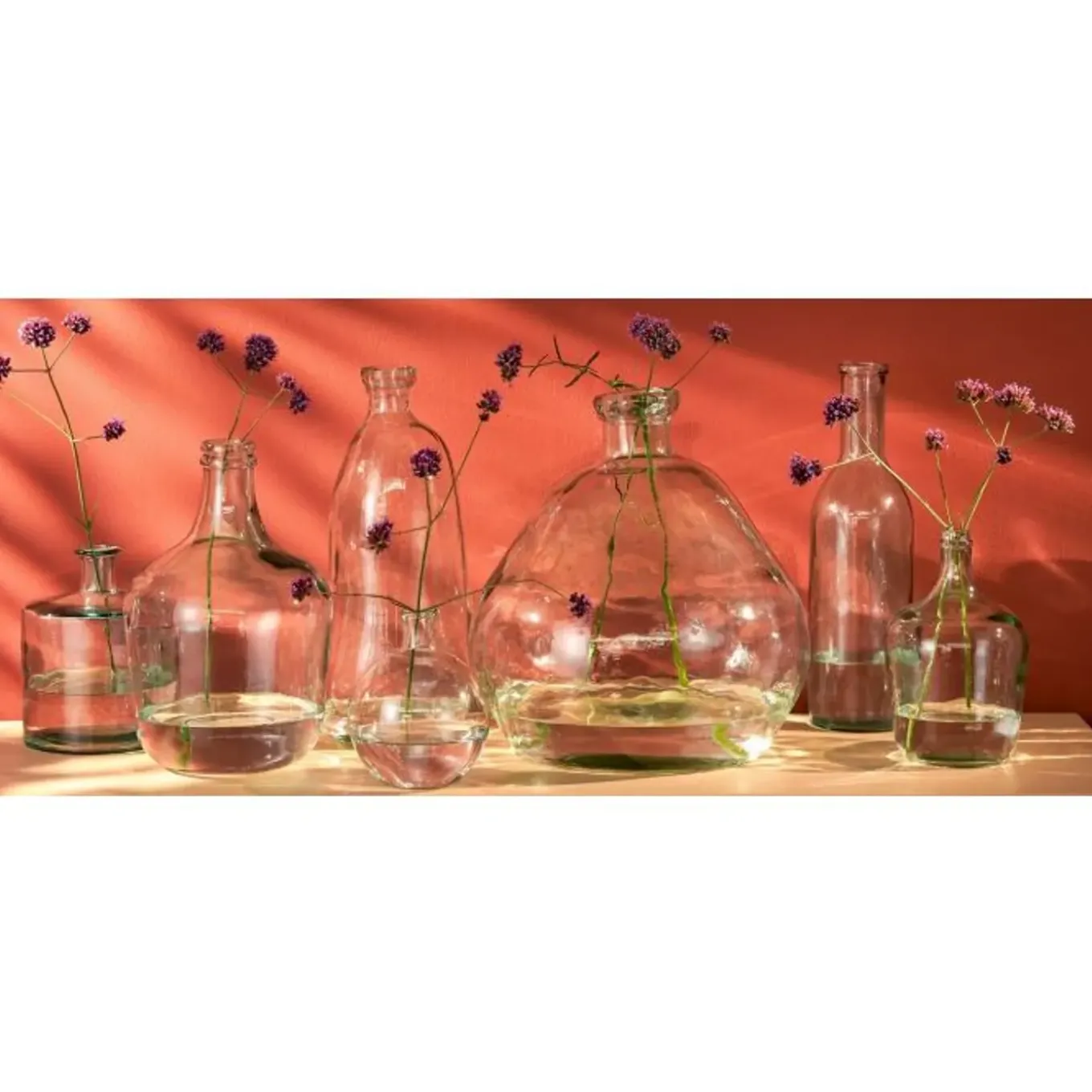 Mica Decorations Diego Fles Transparant - H42xd27cm