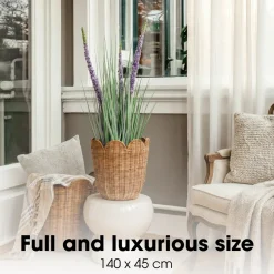 Mica Decorations Eremurus H140 X D45 Cm Groen Paars