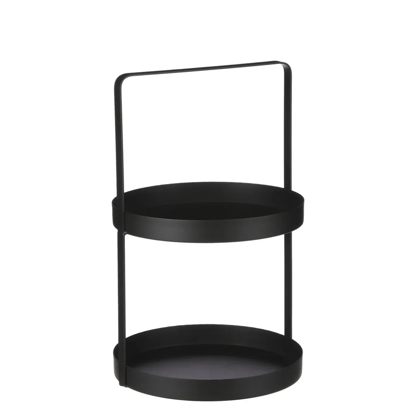 Mica Decorations Etagere Zwart - H41xd25cm