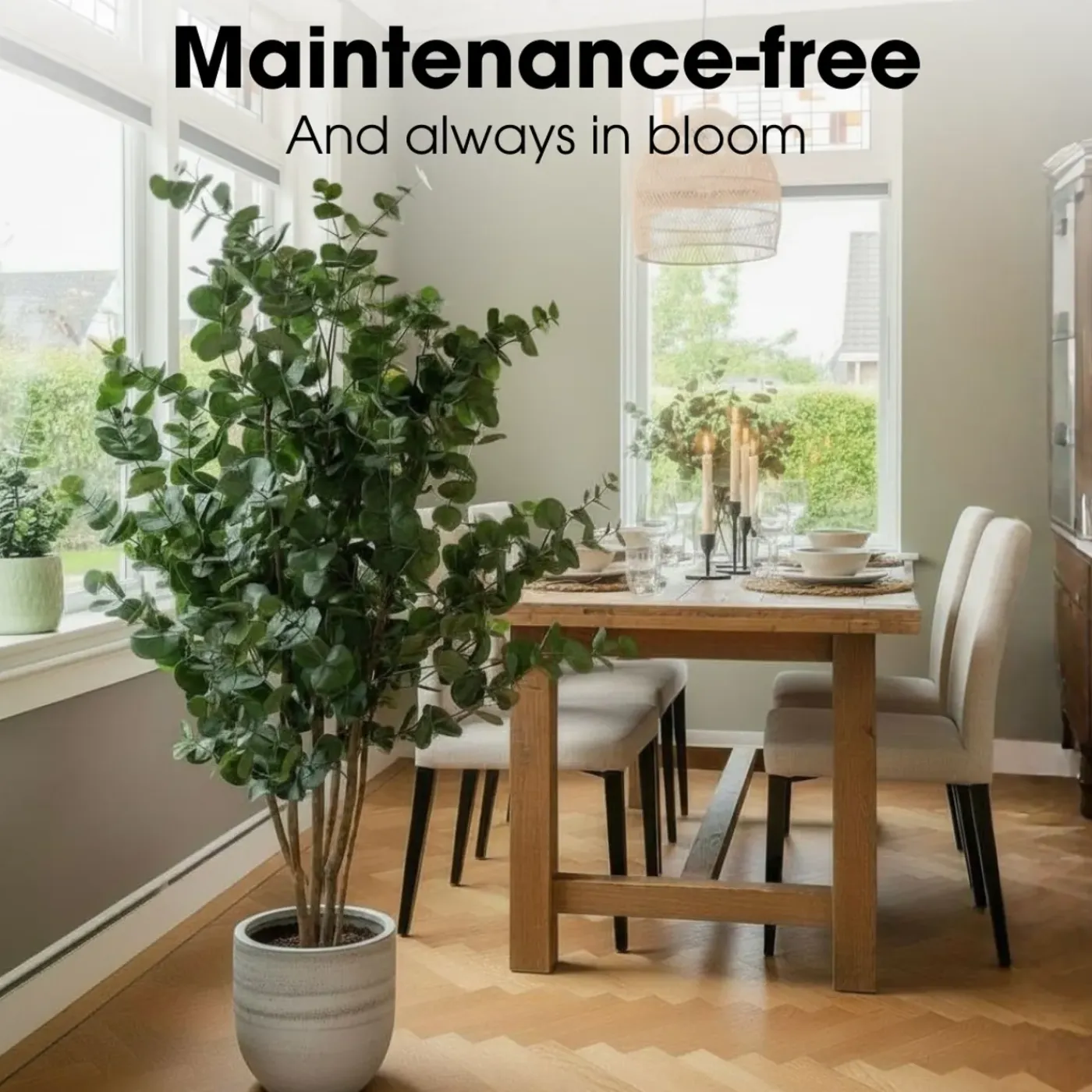 Mica Decorations Eucalyptusboom H140 X D75 Cm Groen