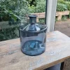 Mica Decorations Guan Fles Glas Blauw - H26xd21cm
