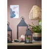 Mica Decorations Jorck Mand Rond Zwart Set Van 3 - H24xd26cm