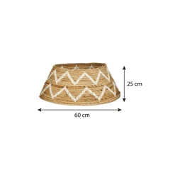 Mica Decorations Kerstboomrok - Bruin - H25cm - D60cm