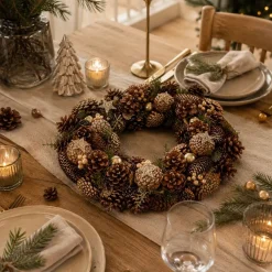 Mica Decorations Kerstkrans Brant H9 X D45 Cm