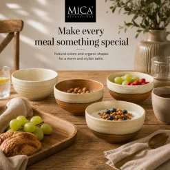 Mica Decorations Kommen Set 4 Stuks D11 X 5 -5 Cm